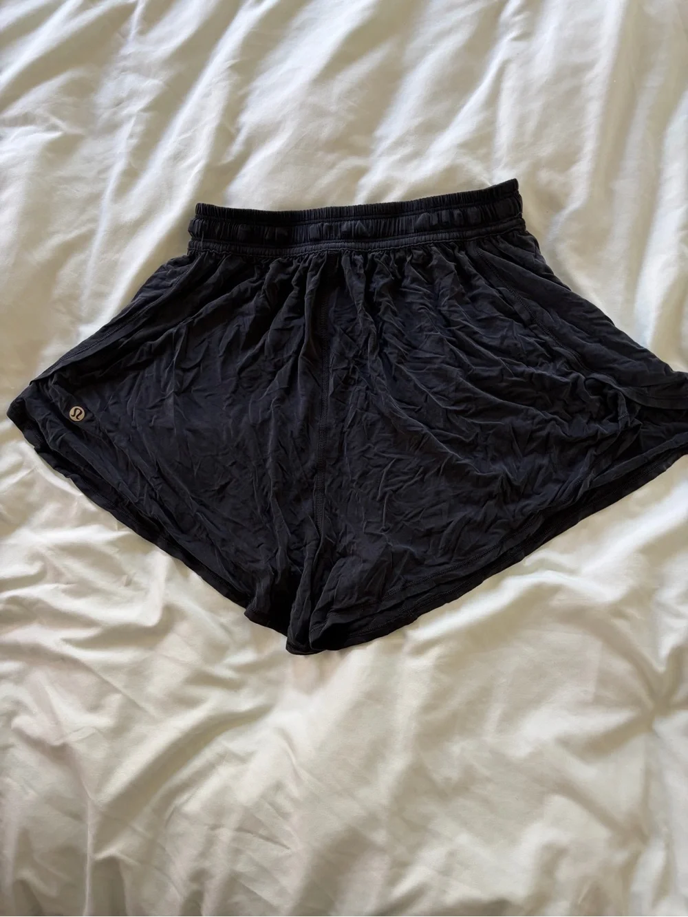 lululemon athletica Black Women's Athletic Drawstring Shorts